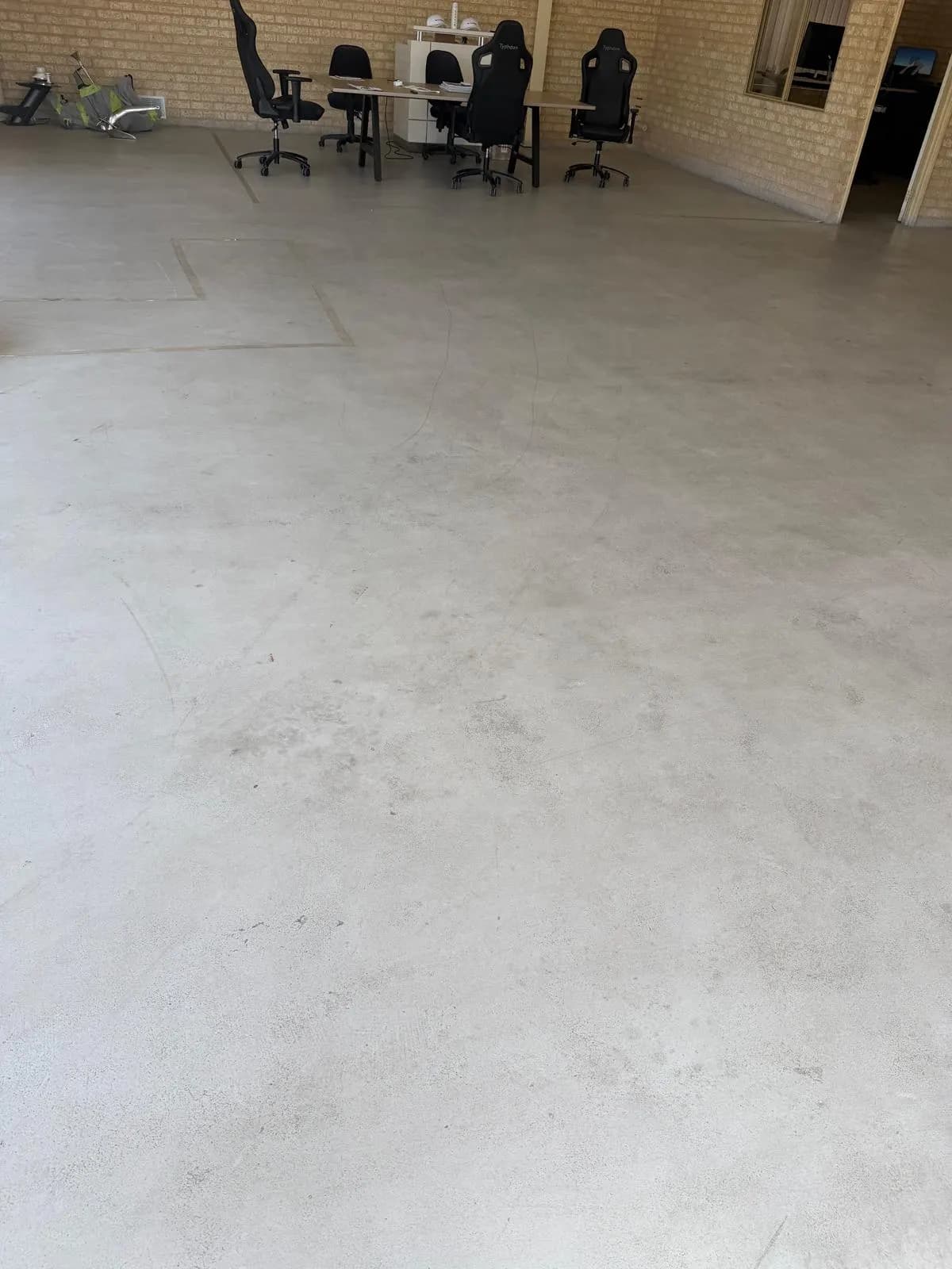 Office floor swept and mopped - commercial clean by Freshco Kleen in Perth